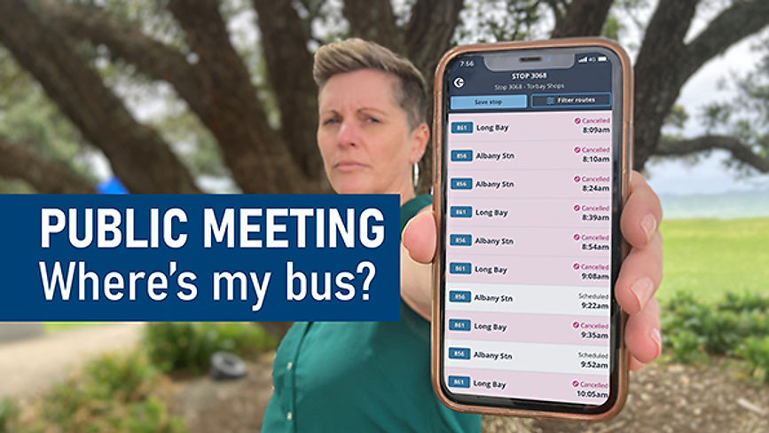 Where is my bus? Public Meeting